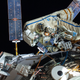 Artemyev at work on the ISS. Photo credit: NASA